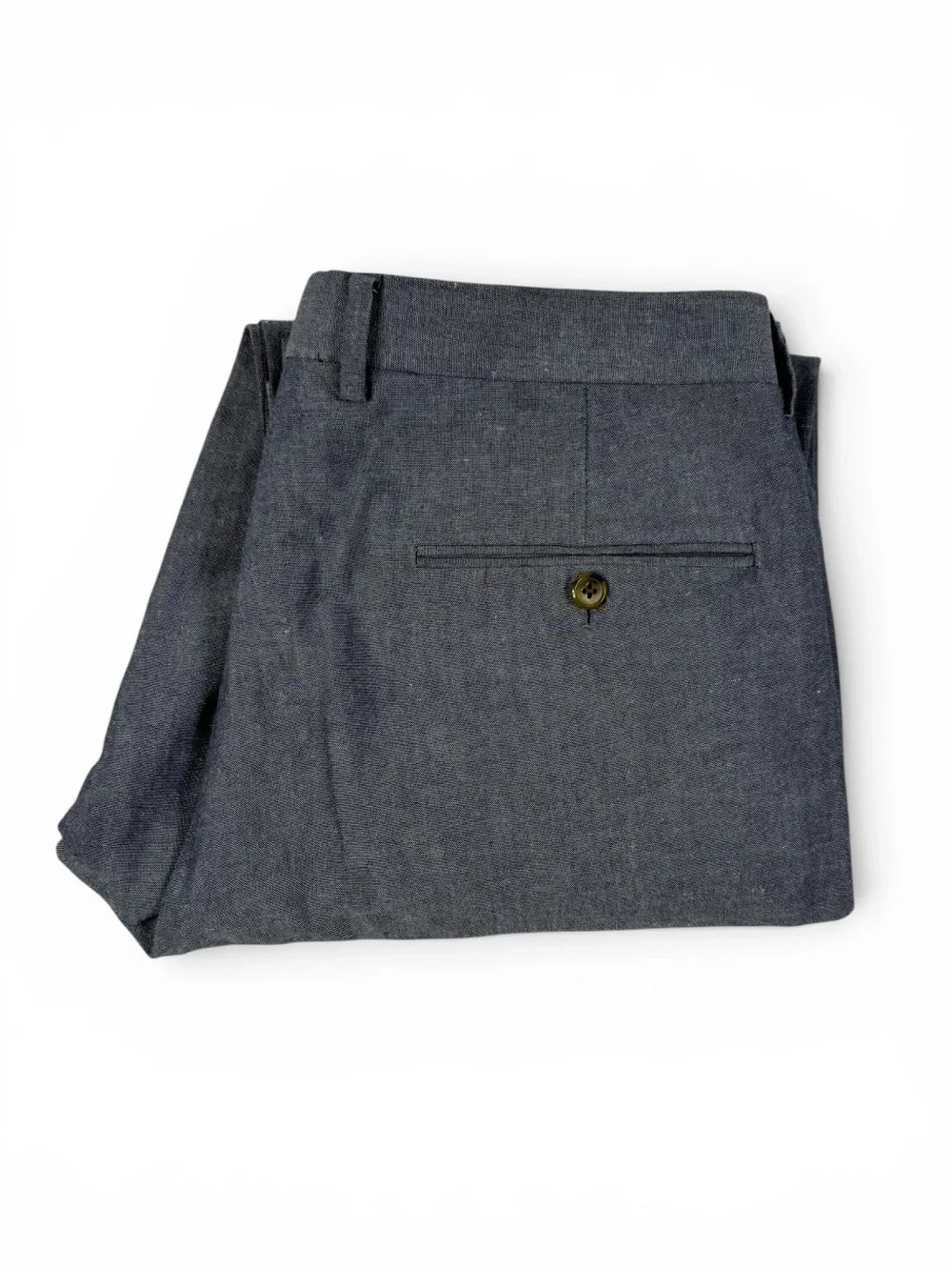 J.Crew Ludlow Baird McNutt Irish Linen Blend Pants Blue 32x30